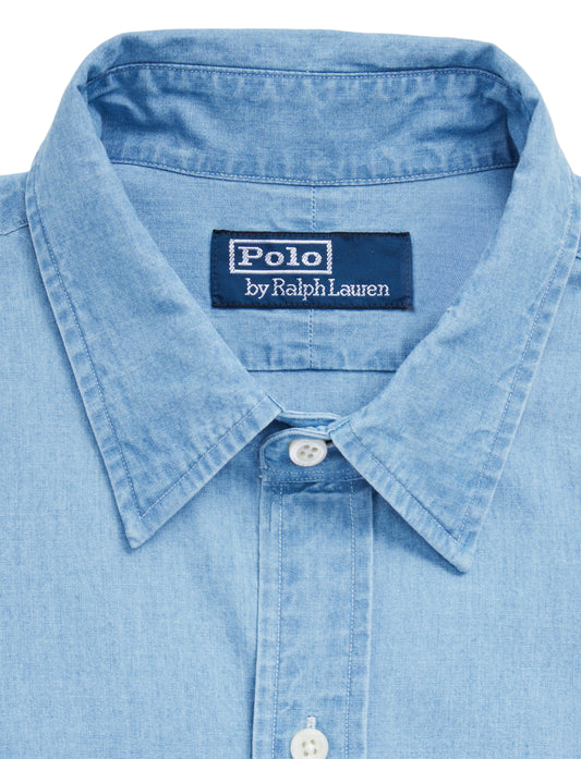 Polo Ralph Lauren Custom Fit Indigo Chambray Shirt