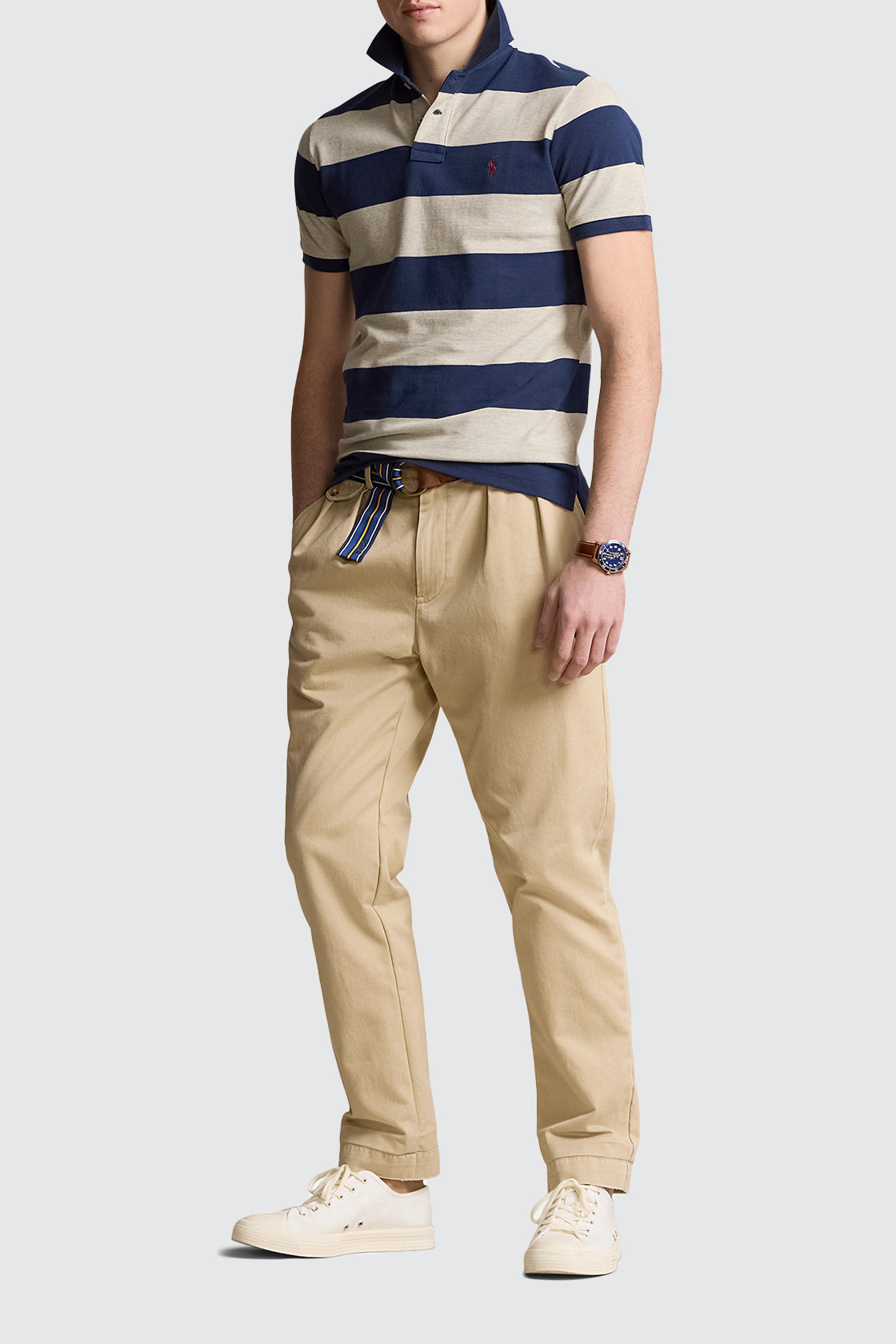 Polo Ralph Lauren Polo Shirt Light Heather/Spring Navy