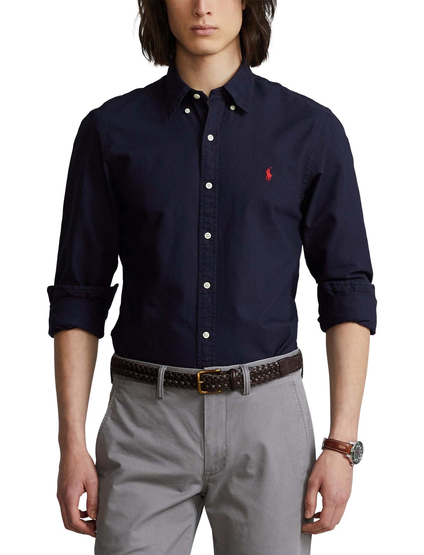 Polo Ralph Lauren Slim Fit Oxford Shirt Navy