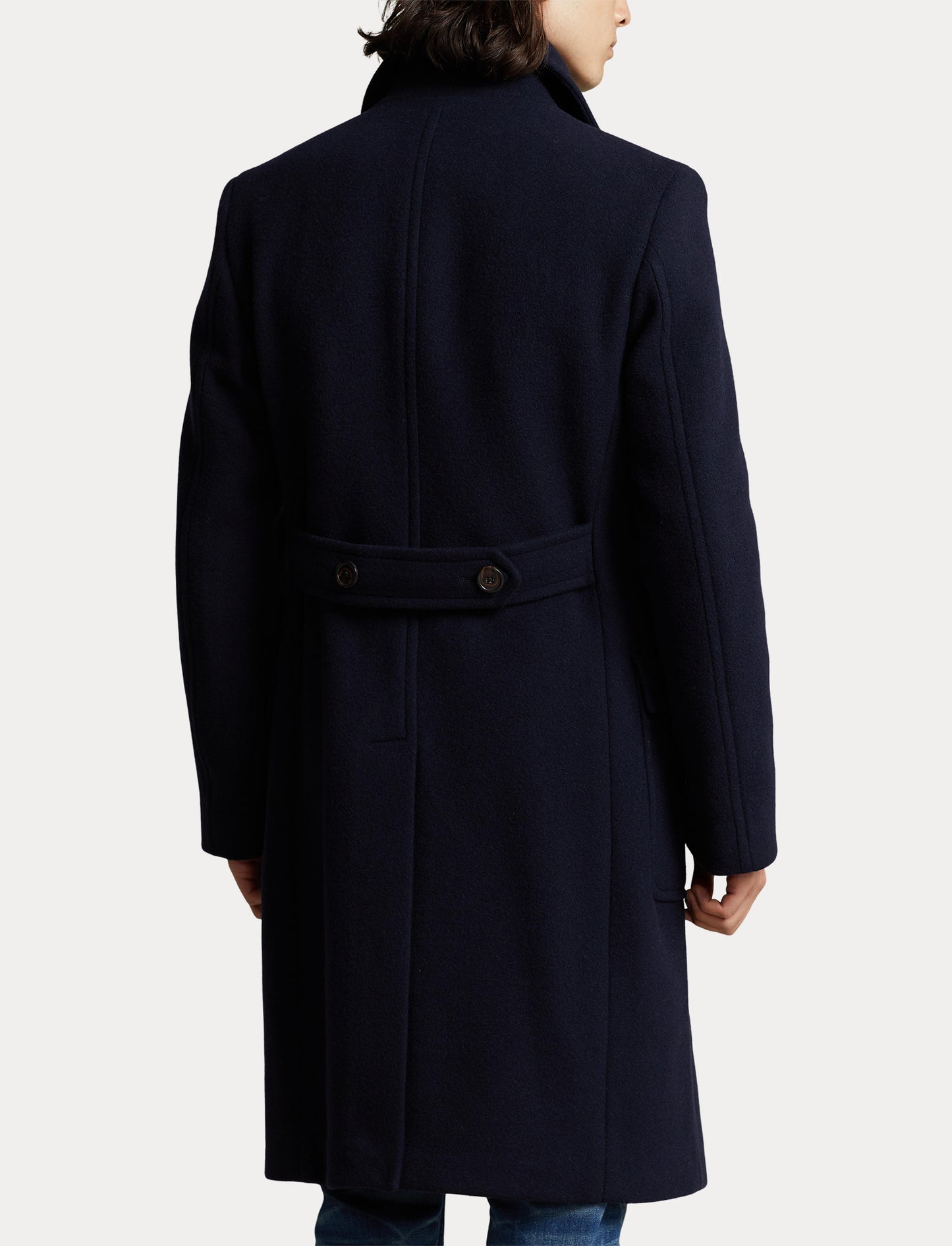 Polo Ralph Lauren Soft Wool Blend Topcoat Navy