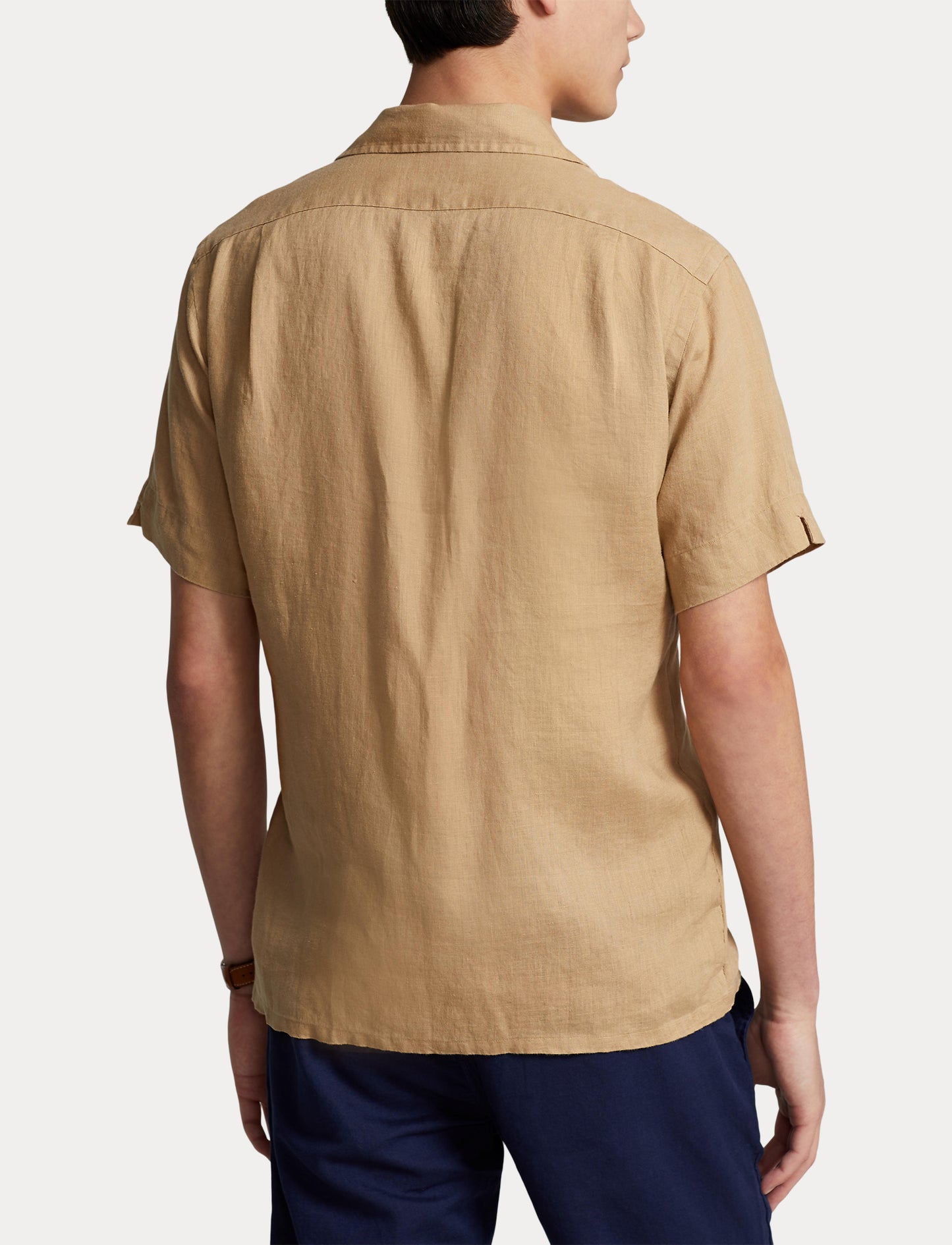 Polo Ralph Lauren SS Linen Sport Shirt Vintage Khaki