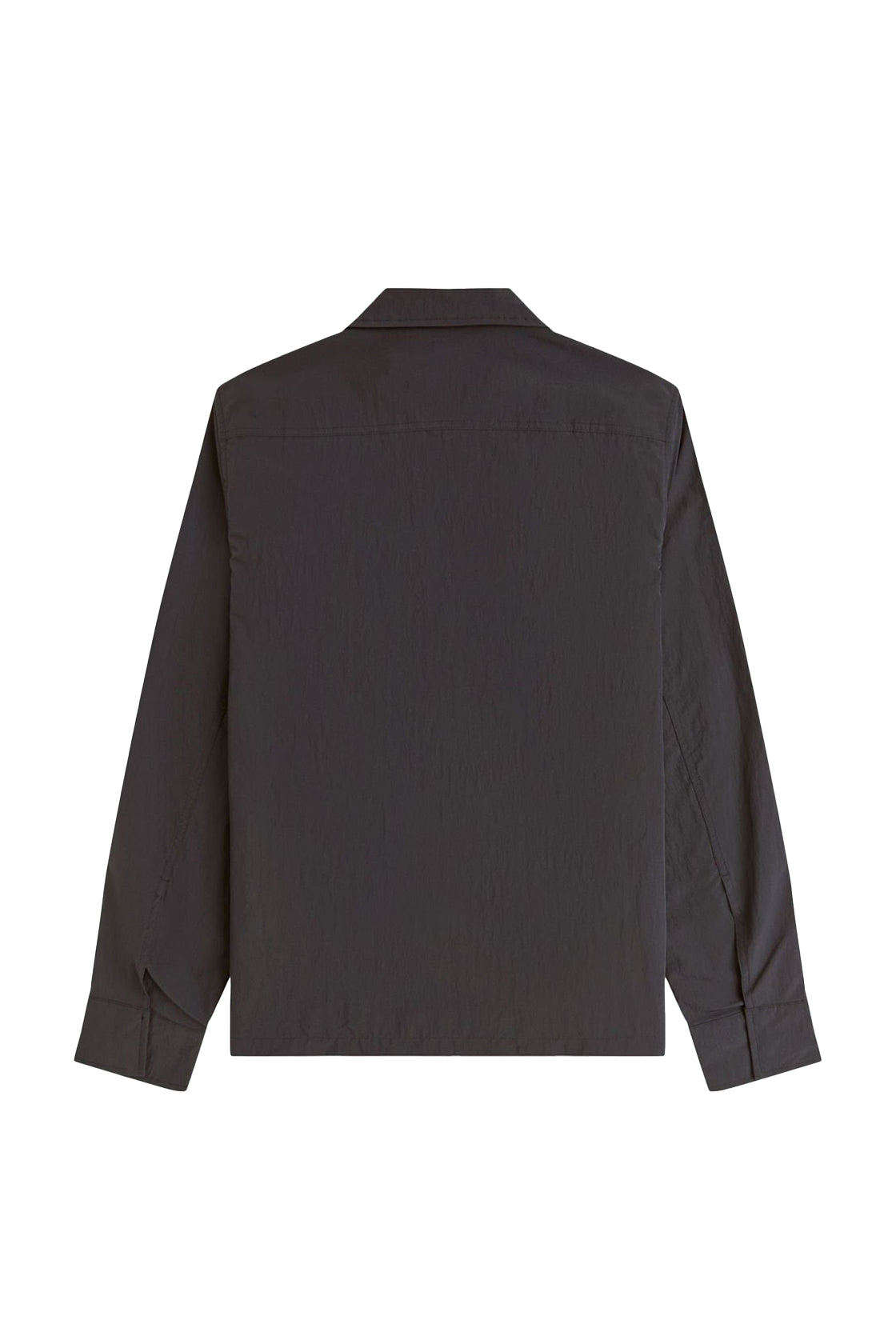 Fred Perry Zip Thru Overshirt Anchor Grey