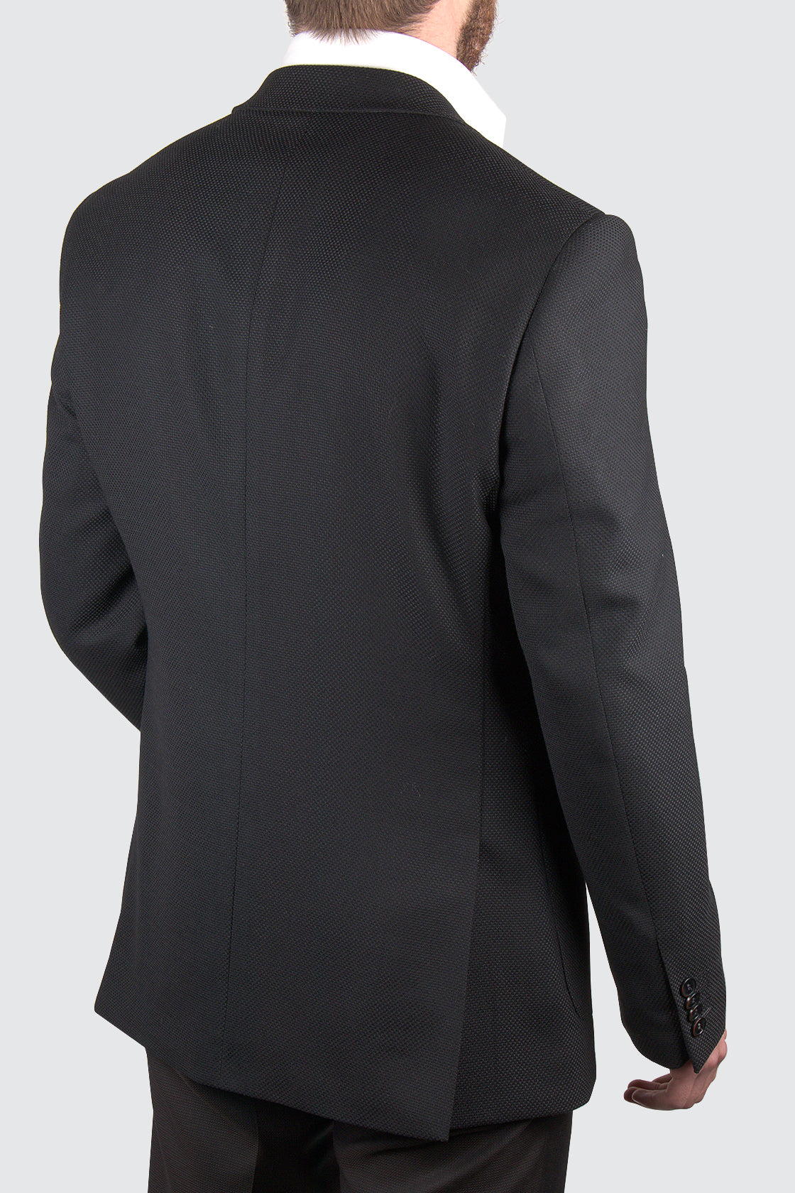 Rembrandt Batten Textured Blazer Black