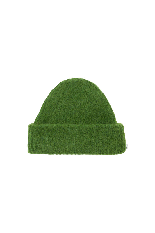 NN.07 6651 Baby Alpaca Blend Rib Hat Cedar Green