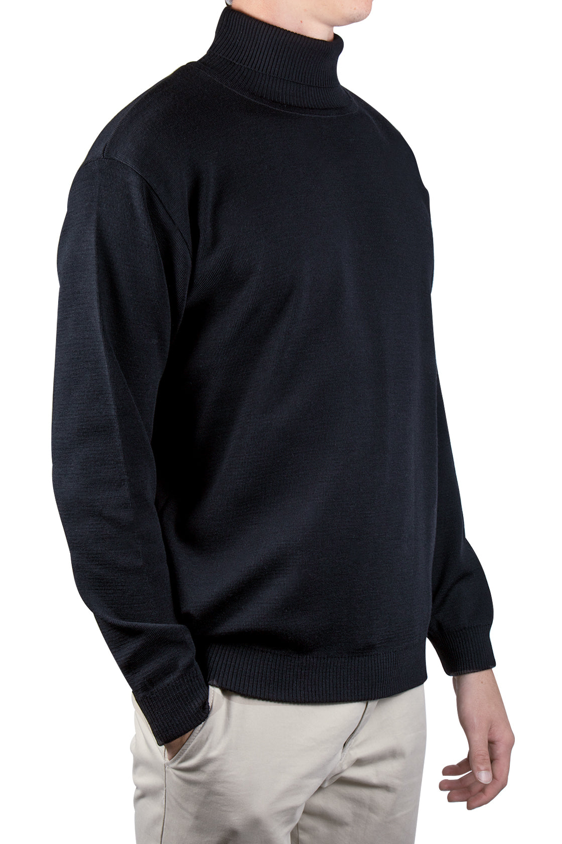 Routleys F Roll Neck Sweater Black
