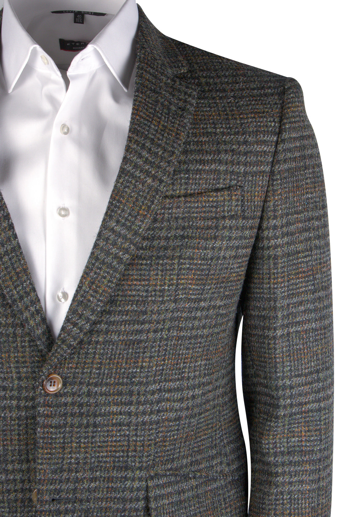 Routleys Harris Tweed Khaki/Grey Jacket