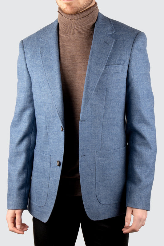 Routleys H Wool Sportscoat Blue