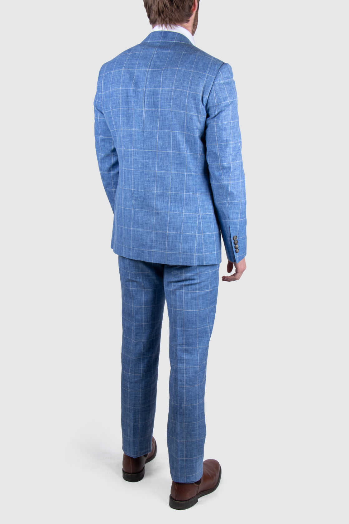 Routleys Ritchie Edward Suit Blue Check