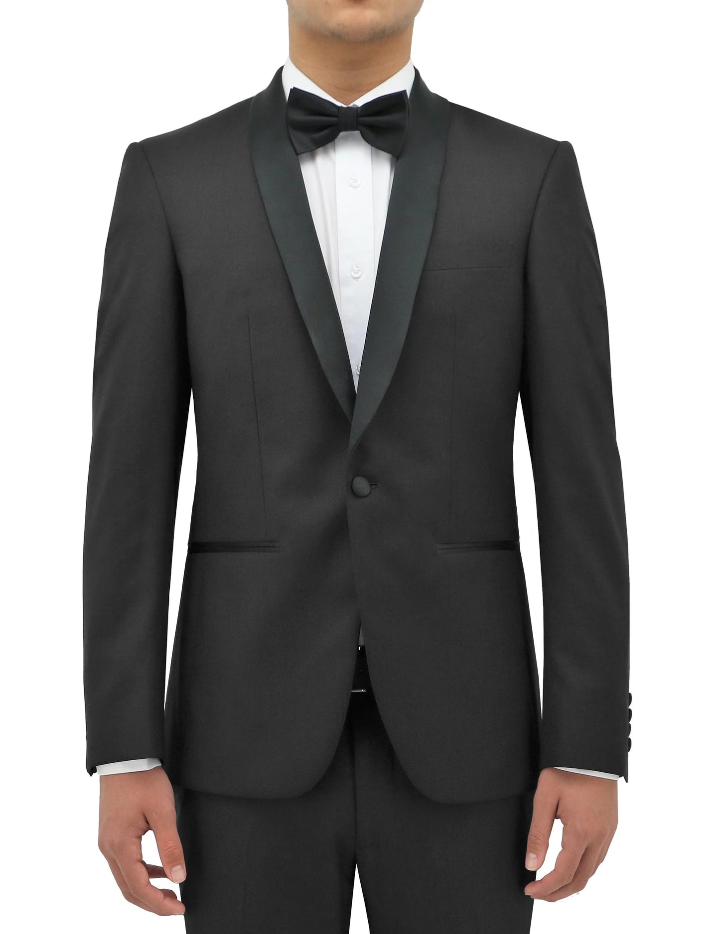 Routleys Shawl Shape Edward Dinner Suit (R) Black