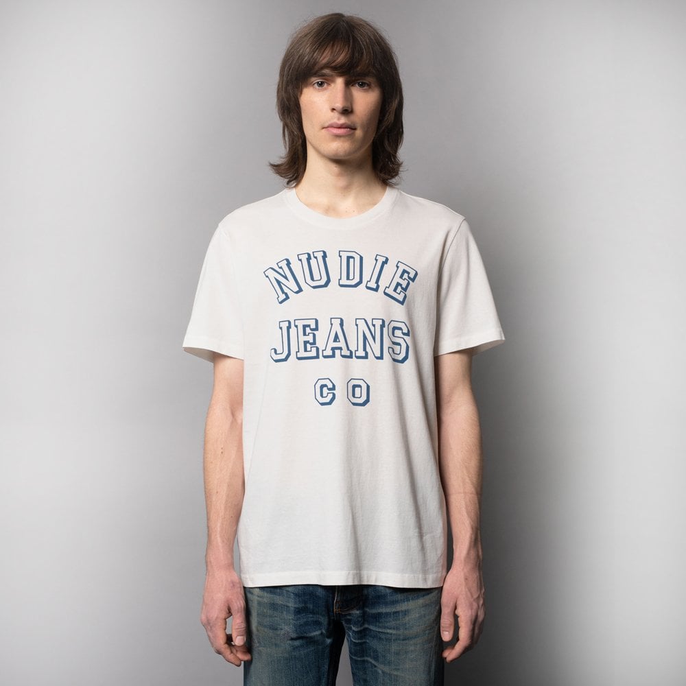 Nudie Jeans Roy Tee Chalk