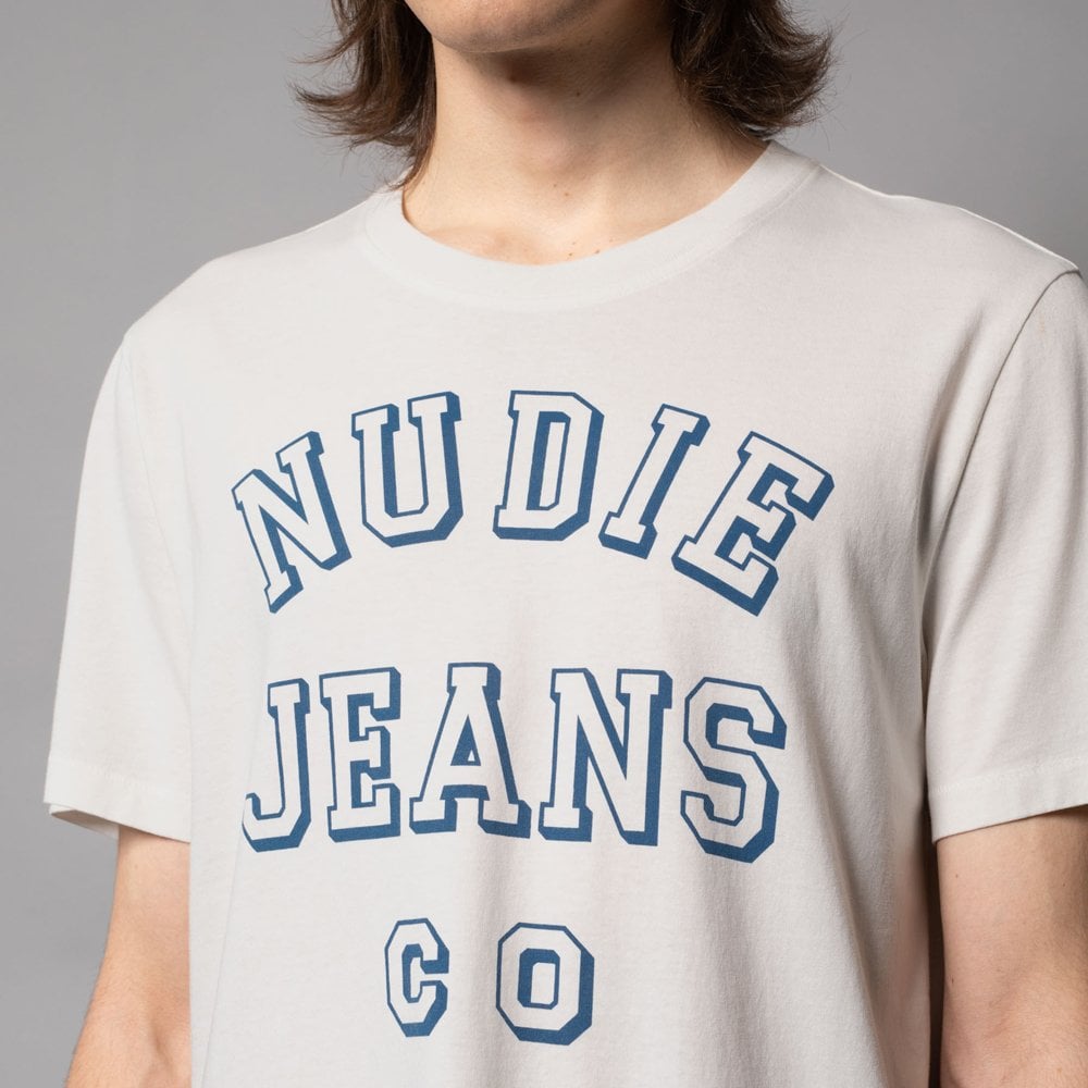 Nudie Jeans Roy Tee Chalk