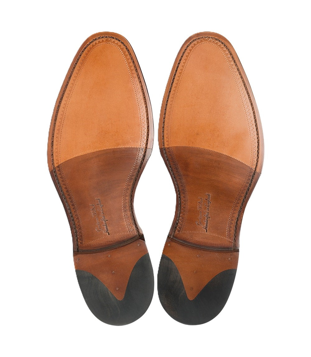 Loake Aldwych Leather Sole Oxford Shoe Mahogany