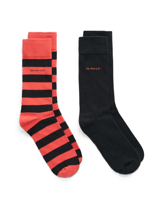 Gant Barstripe & Solid Socks Sunset Pink 43-45