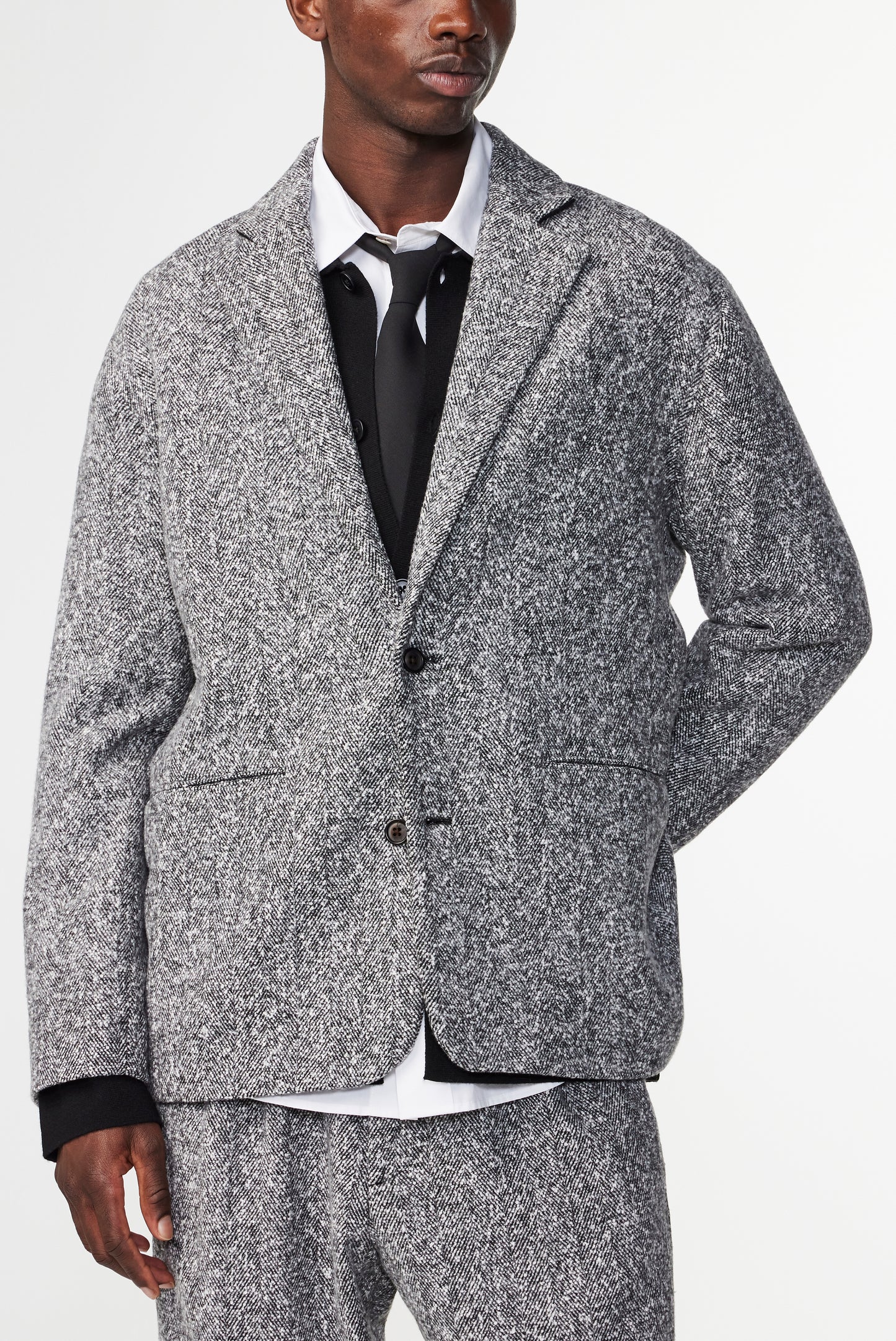 NN.07 Timo Lined Blazer Black Multi