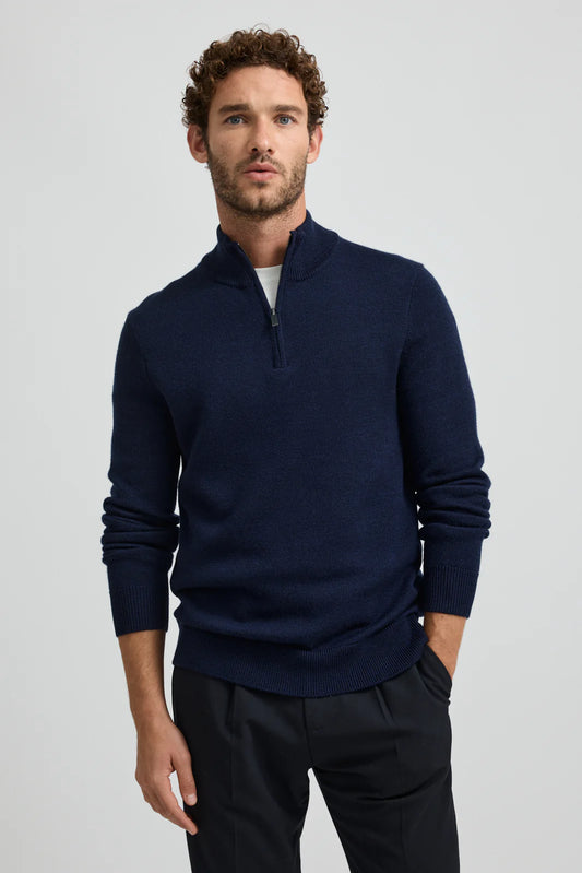 Toorallie Half Zip Jumper Navy
