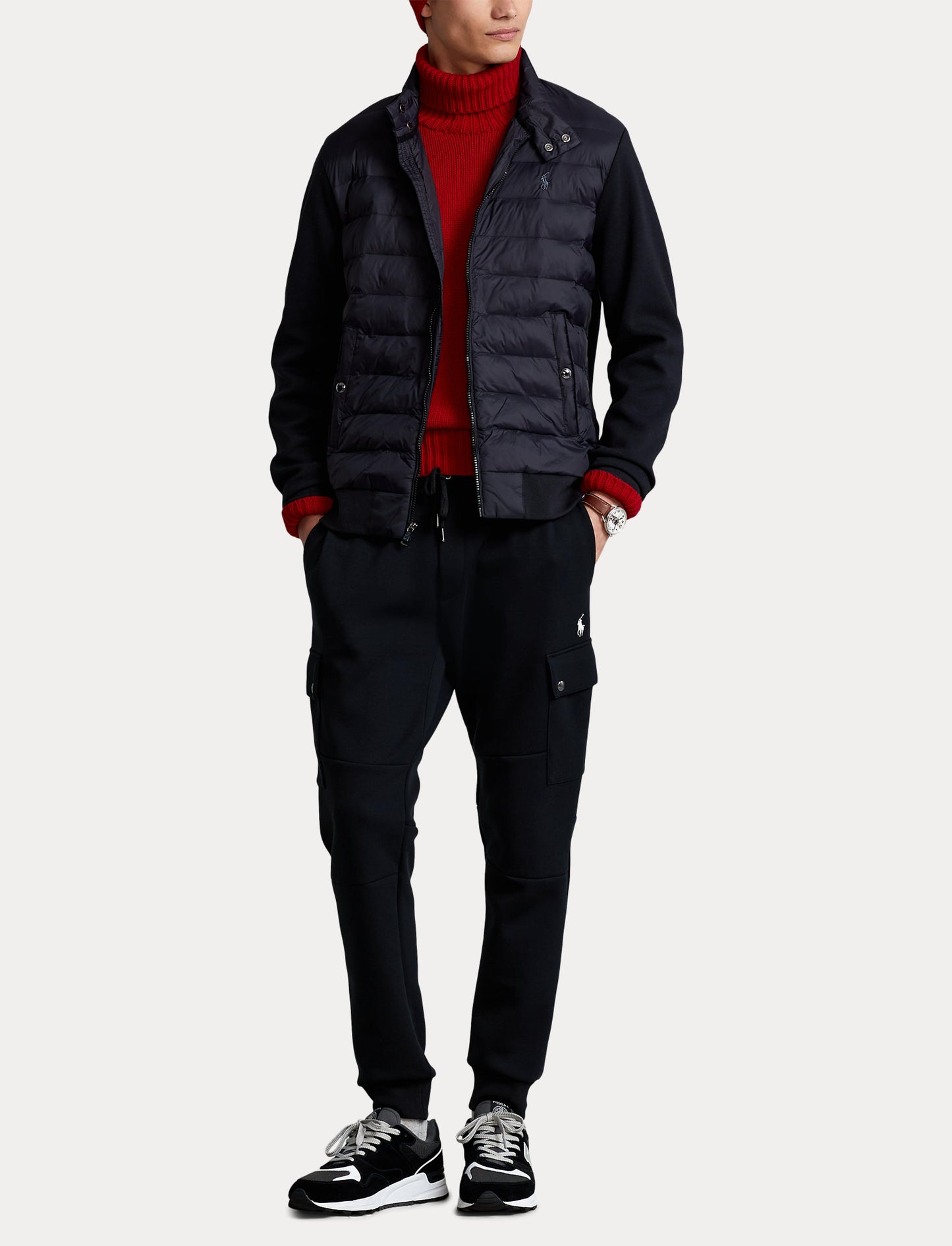Polo Ralph Lauren LS Double Knit Jacket Polo Black