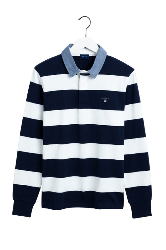 Gant Barstriped Heavy Rugger Eggshell