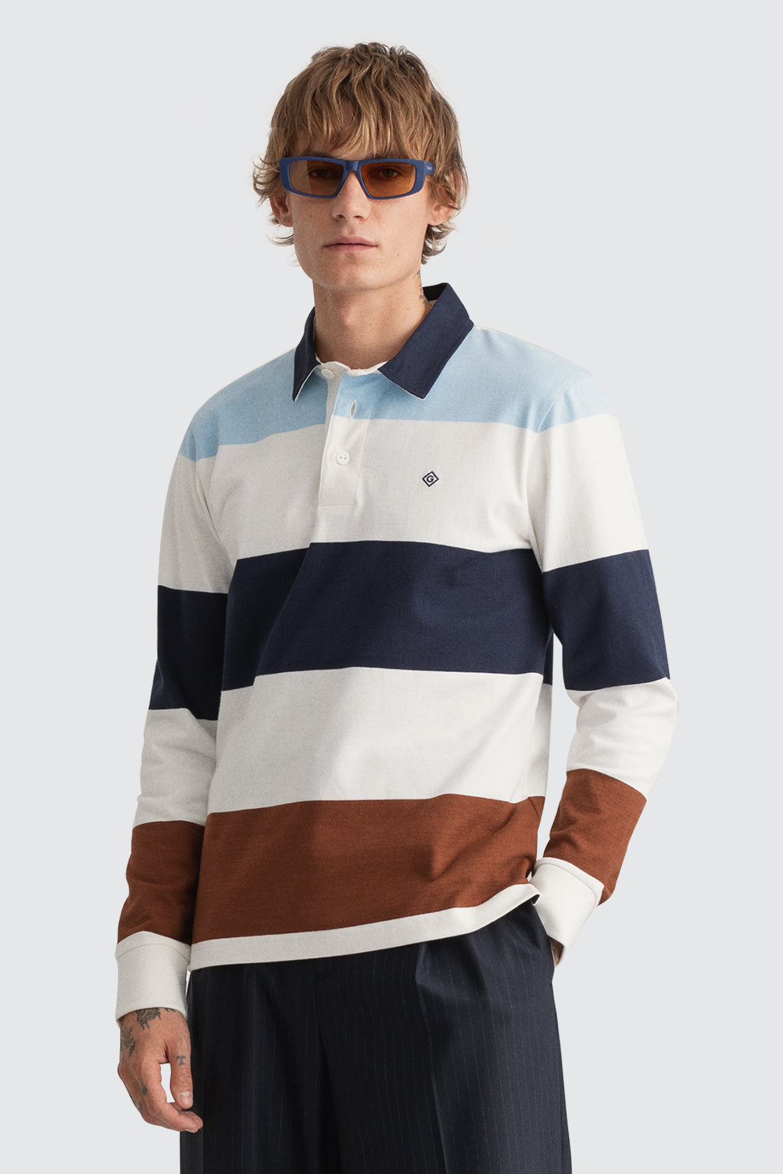 Gant Multicolour Heavy Rugger Sky