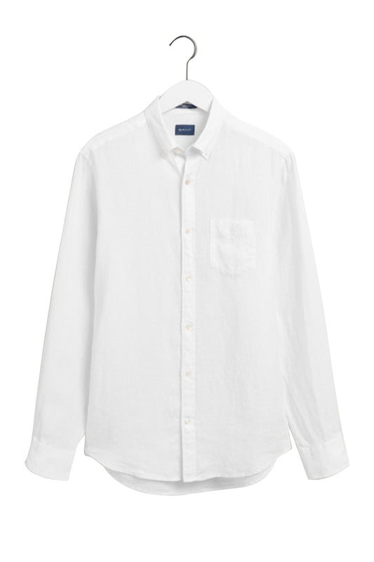 Gant Regular Linen Shirt White