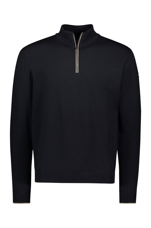 Paul & Shark Quarter Zip Jumper Dark Navy