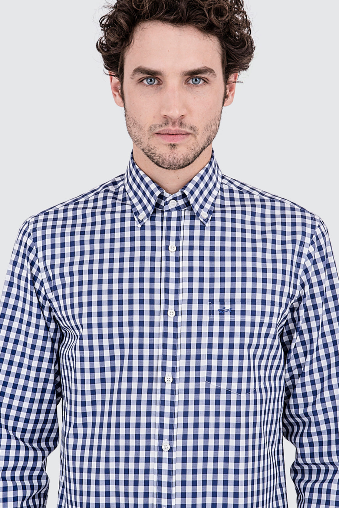 Paul & Shark Check Shirt Blue