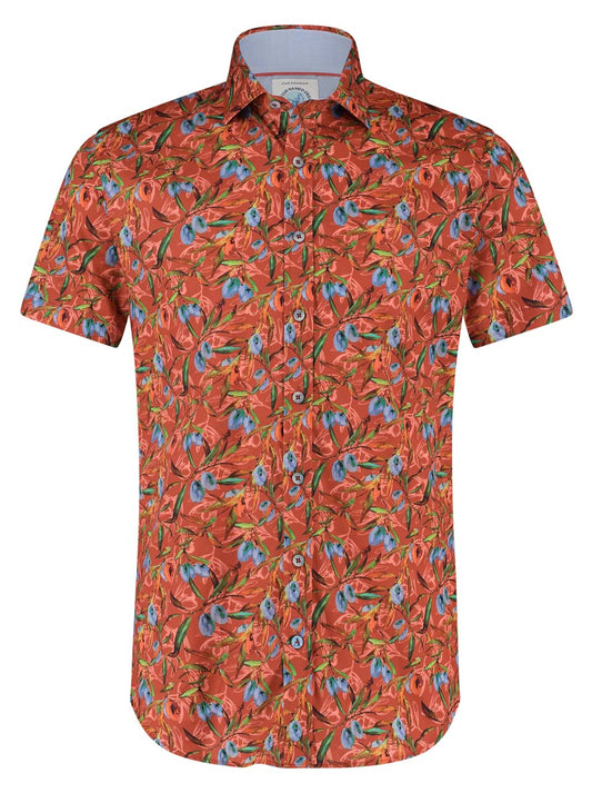 A Fish Named Fred Olives Shirt Red