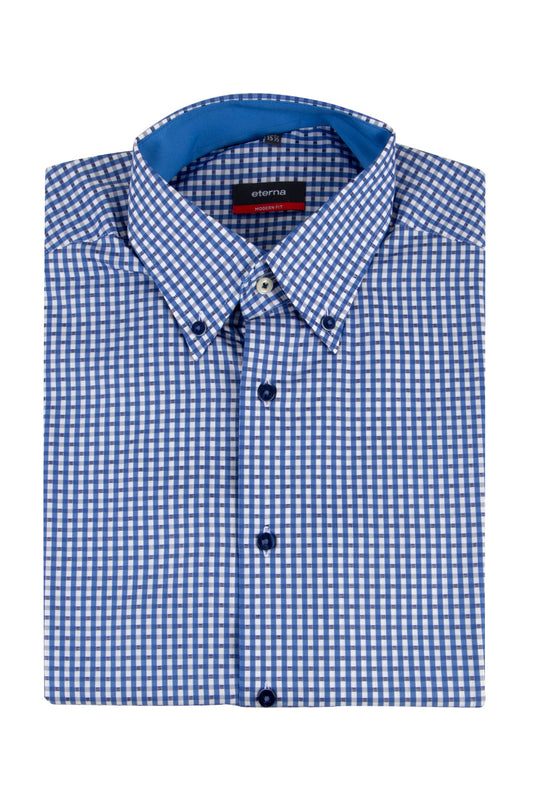 Eterna LS Business Shirt Check
