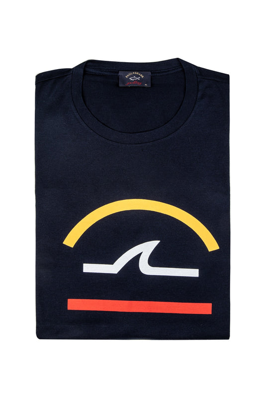 Paul & Shark Tee Navy Logo