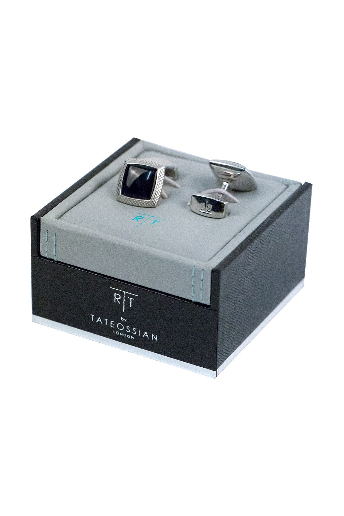 Tateossian Black Square Cufflinks