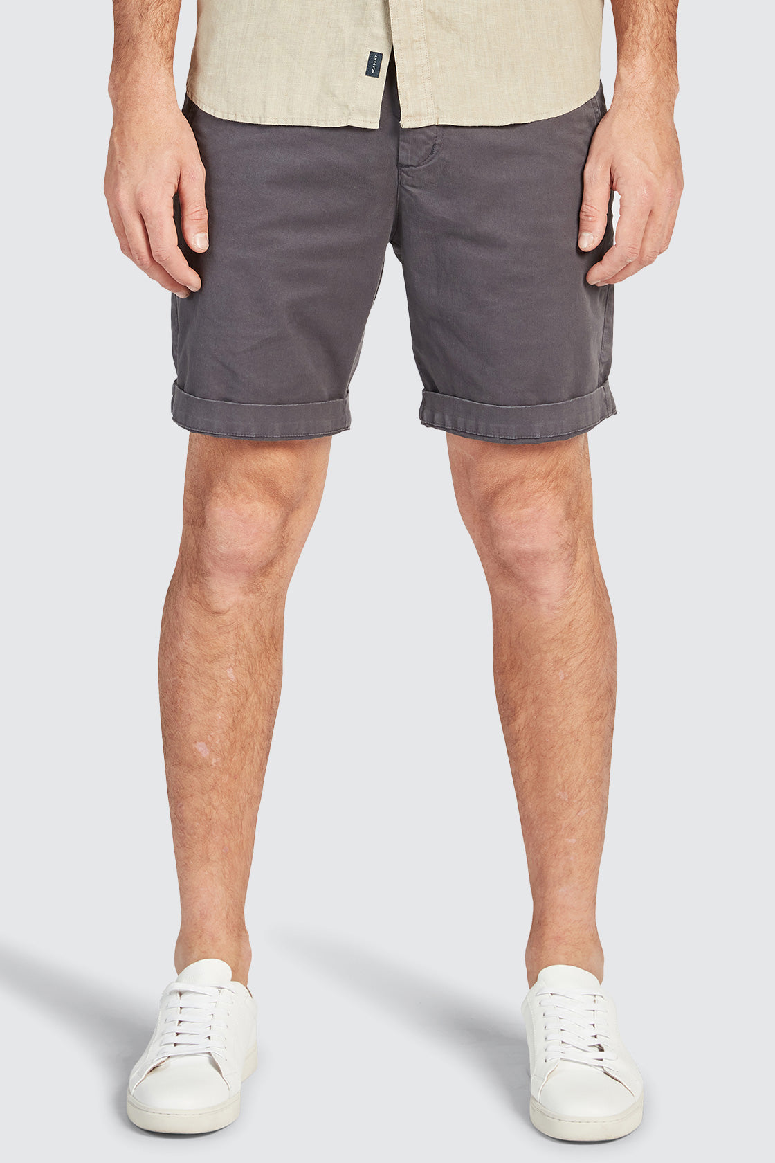 Charcoal chino sale shorts