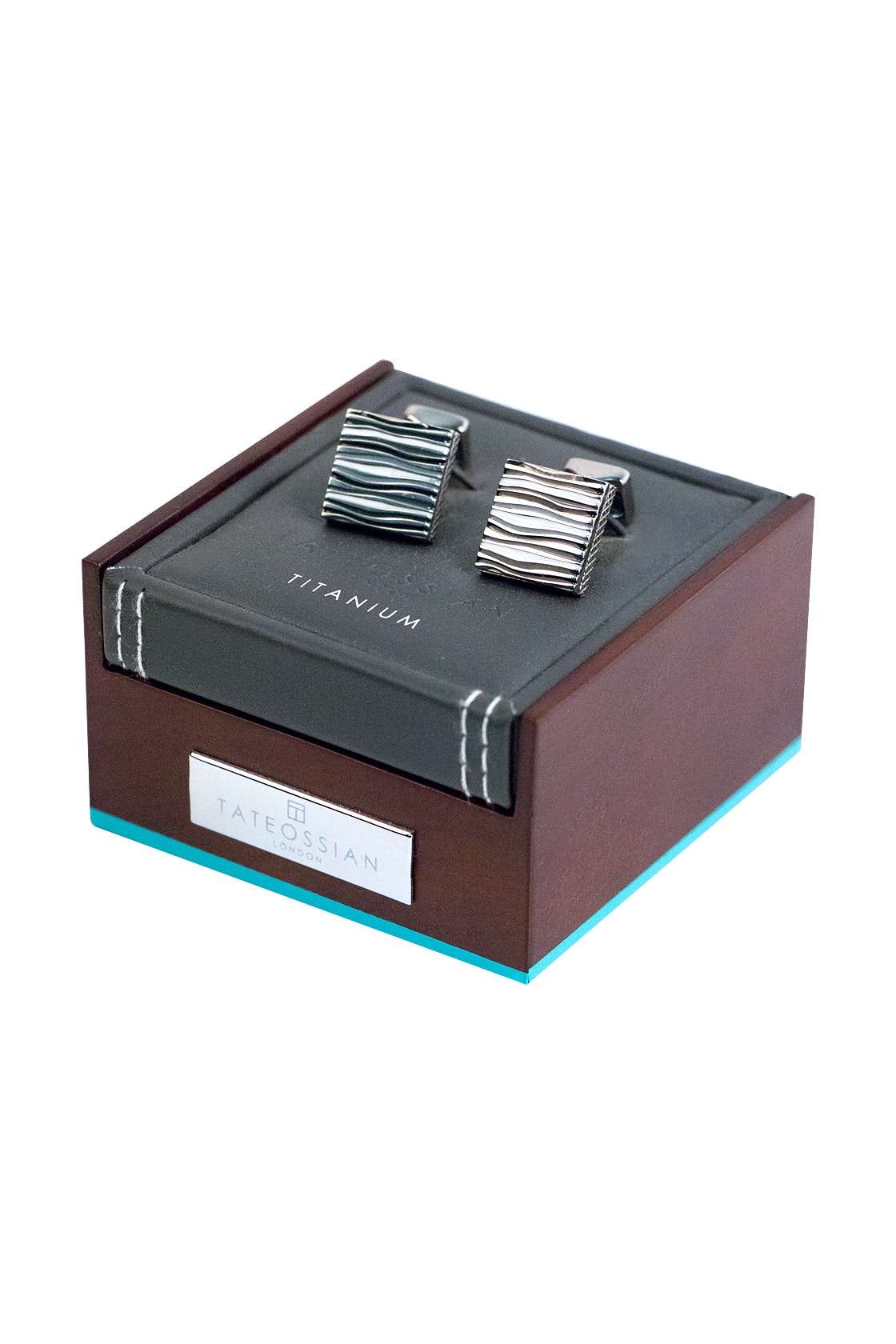 Tateossian Titanium Graphics Cufflinks