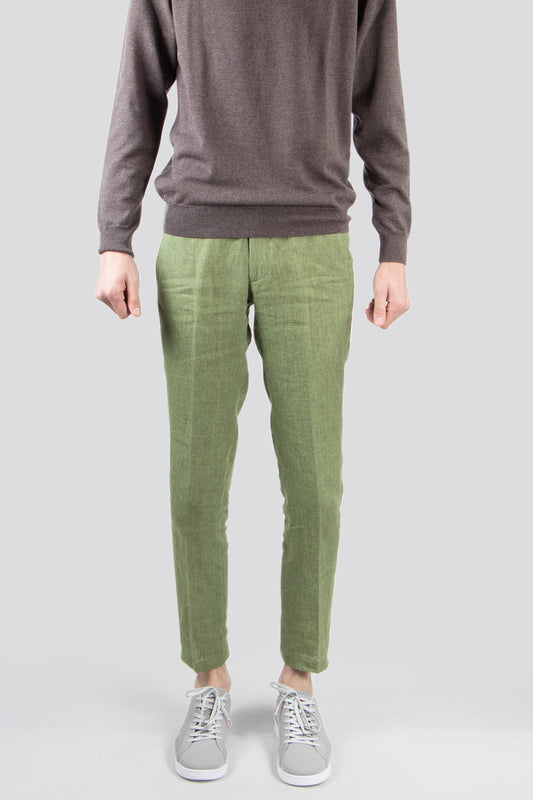 Daniel Hechter Edward Olive Linen Trouser