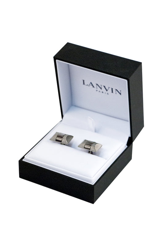 Lanvin Gunmetal Cufflinks
