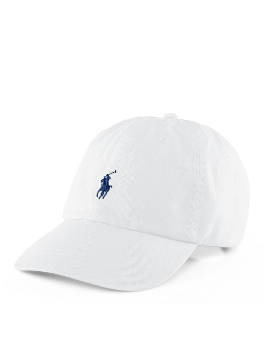 Polo Ralph Lauren Chino Baseball Cap White/Royal