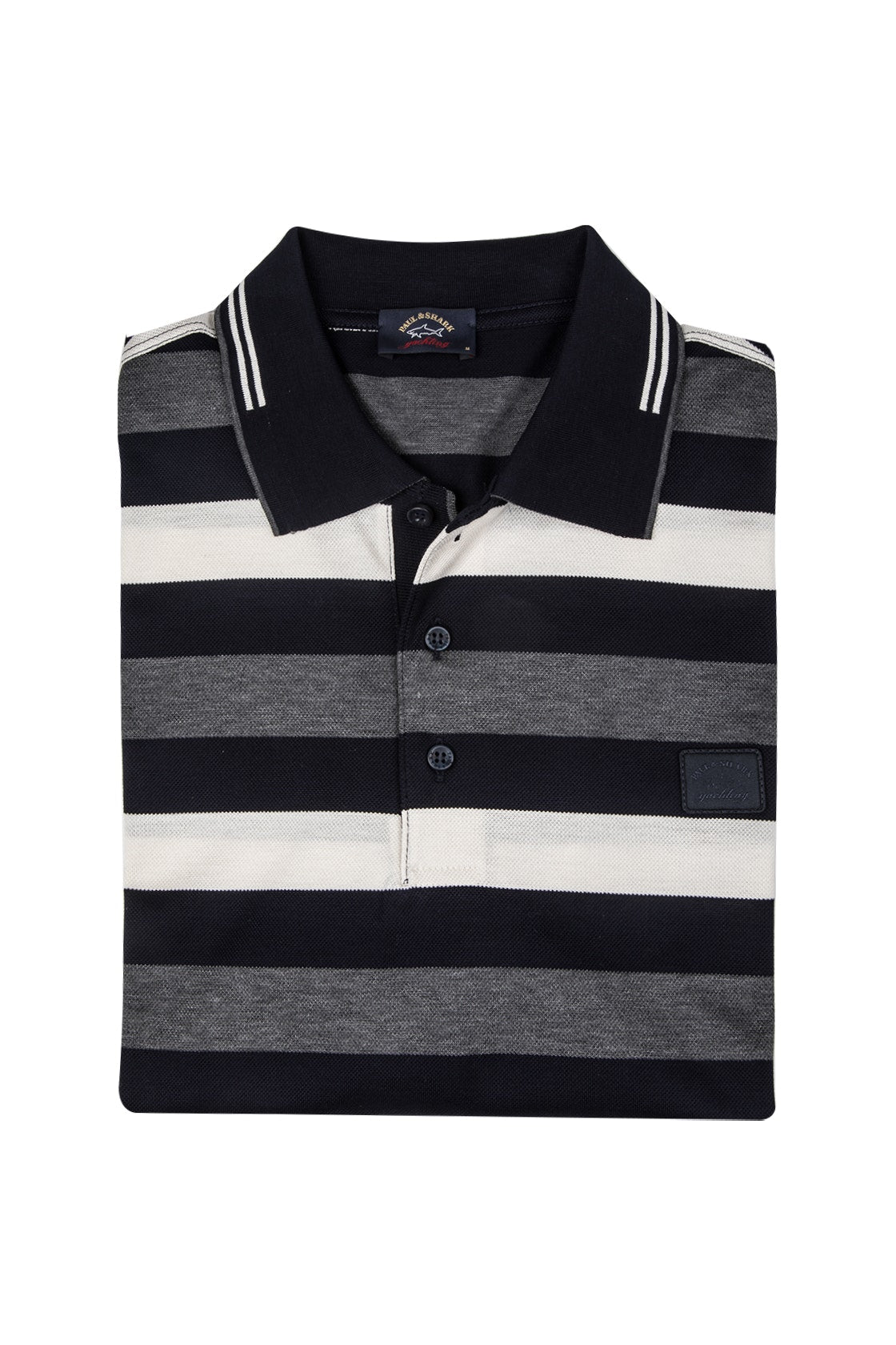 Paul & Shark Polo Charcoal Long Sleeve