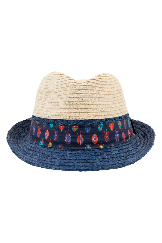 A Fish Named Fred Natural Block Trilby