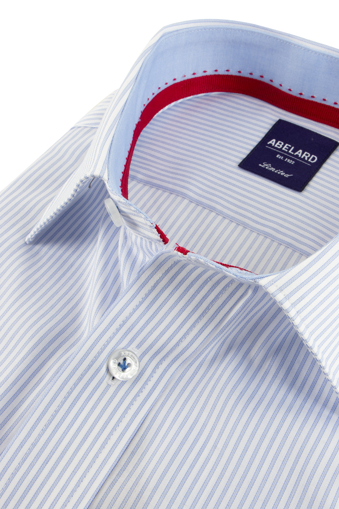 Abelard Fine Stripe Classic Shirt Sky