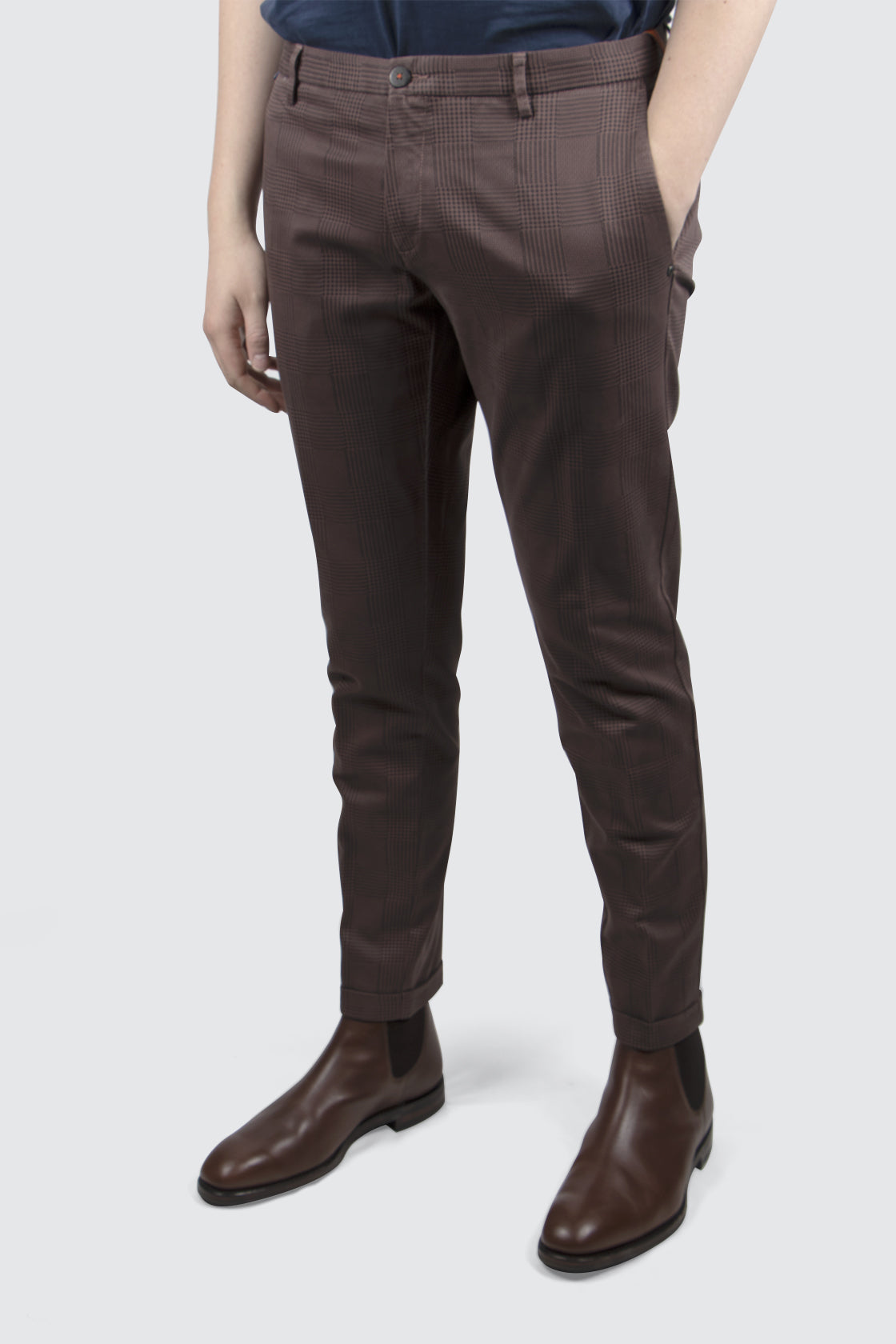 AT.P.CO Cotton Trousers Sasa Brown – routleys.com.au