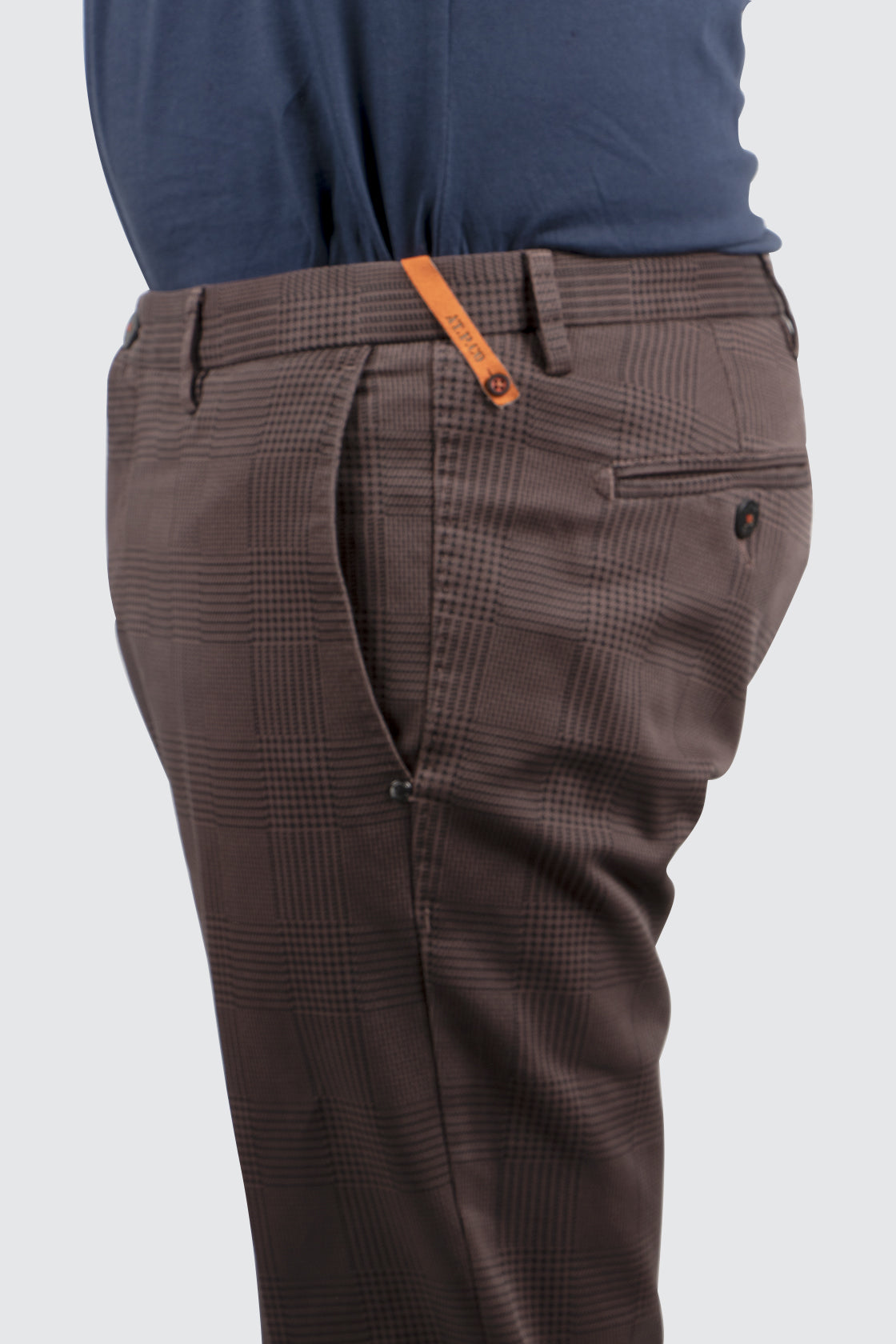 AT.P.CO Cotton Trousers Sasa Brown