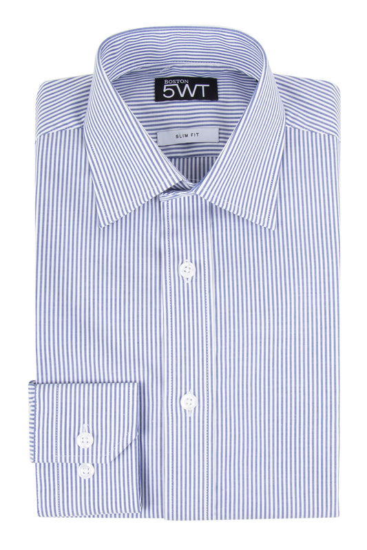 Boston Liberty Business Navy Stripe Shirt