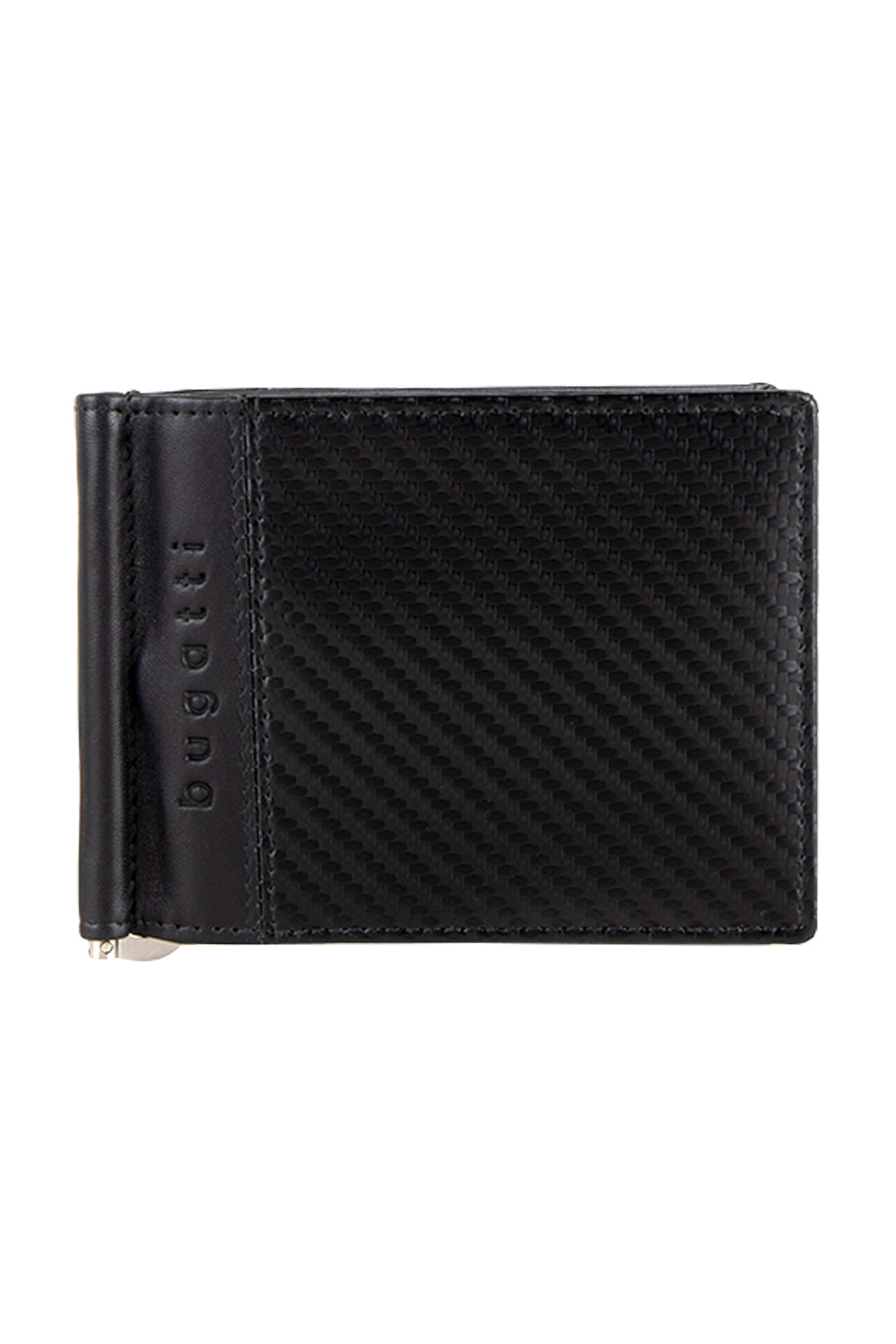 Bugatti Comet Money Clip Wallet Black