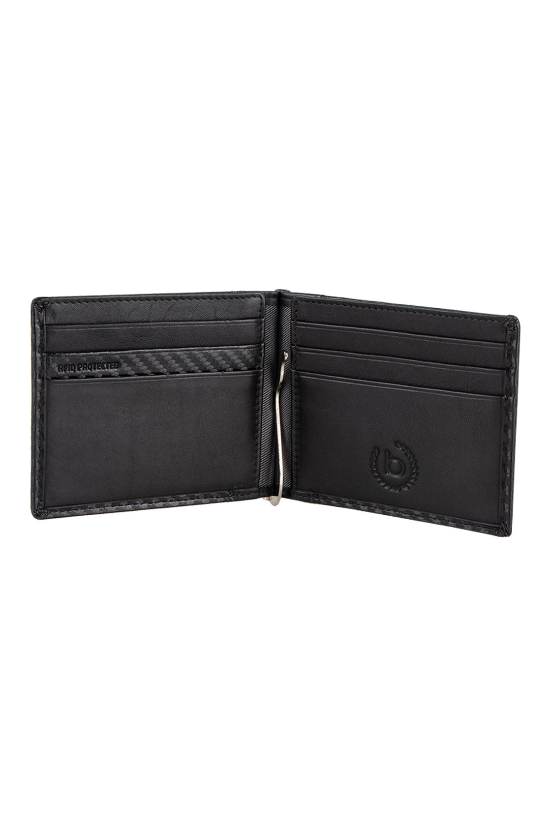 Bugatti Comet Money Clip Wallet Black