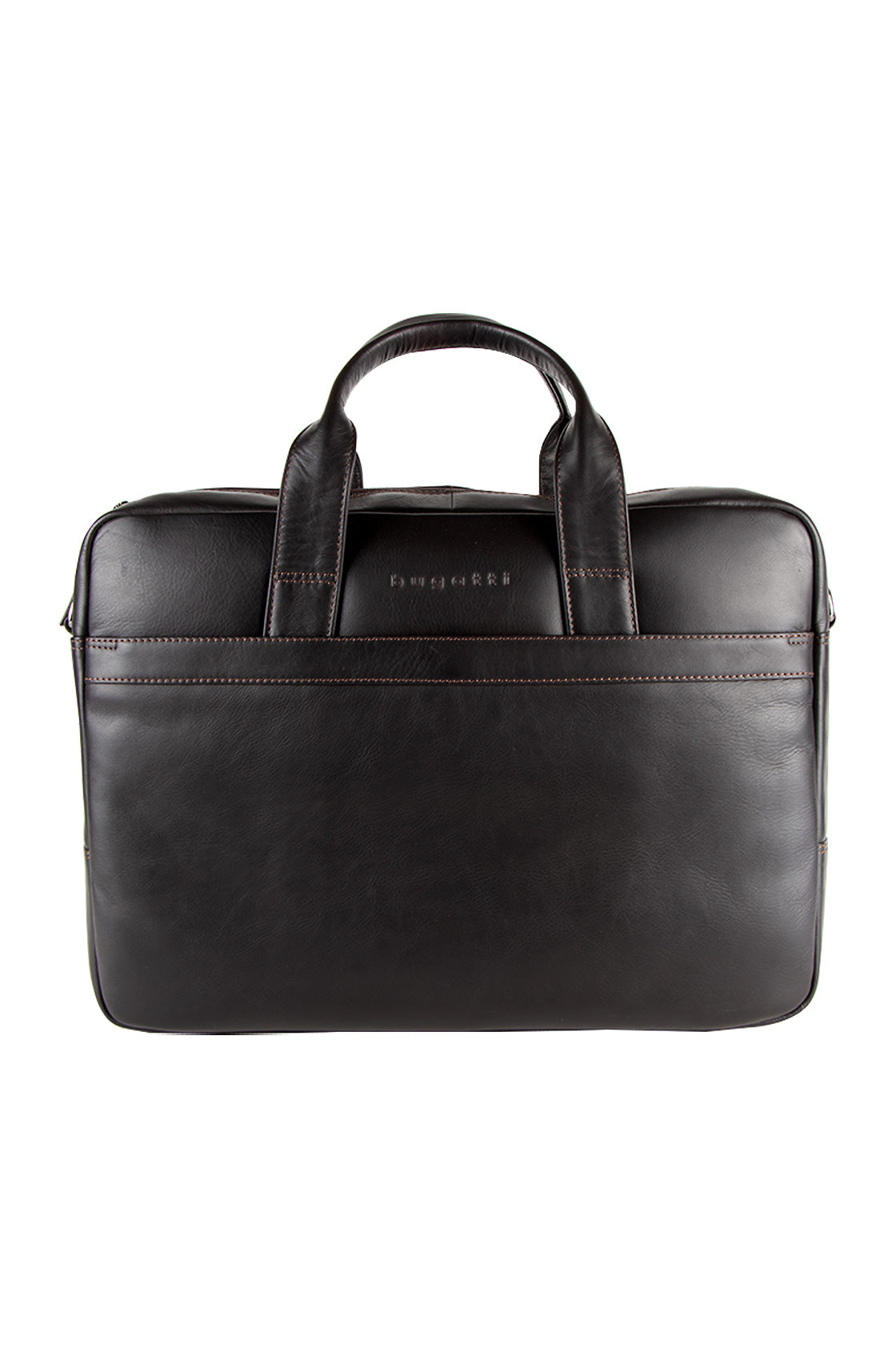 Bugatti Corso Briefcase Dark Brown