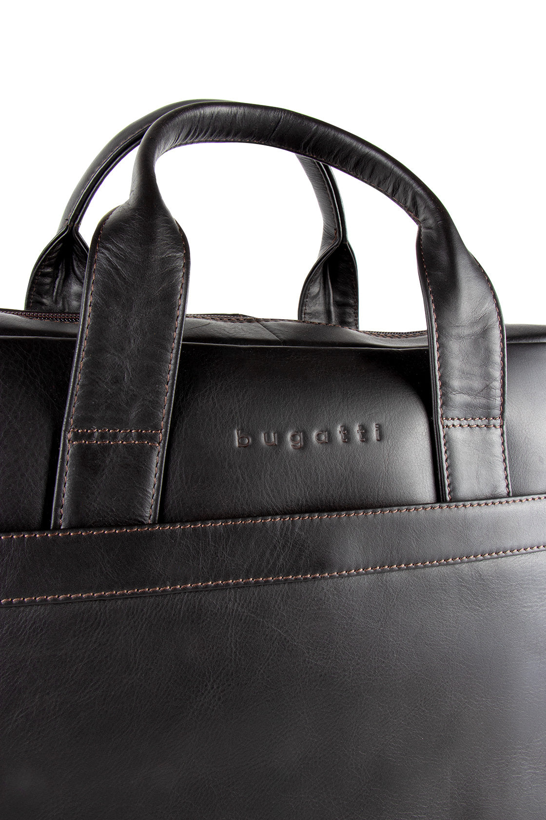 Bugatti Corso Briefcase Dark Brown