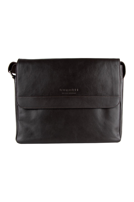 Bugatti Corso Messenger Bag Dark Brown