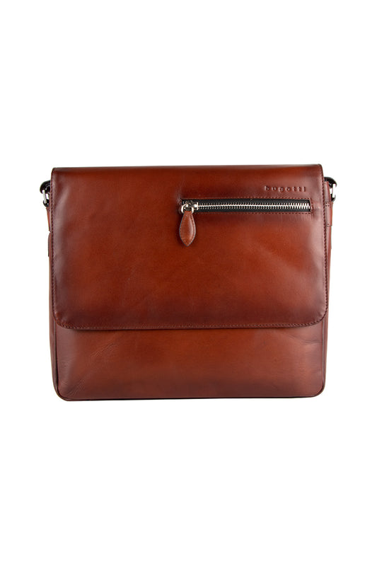 Bugatti Domus Messenger Bag Cognac