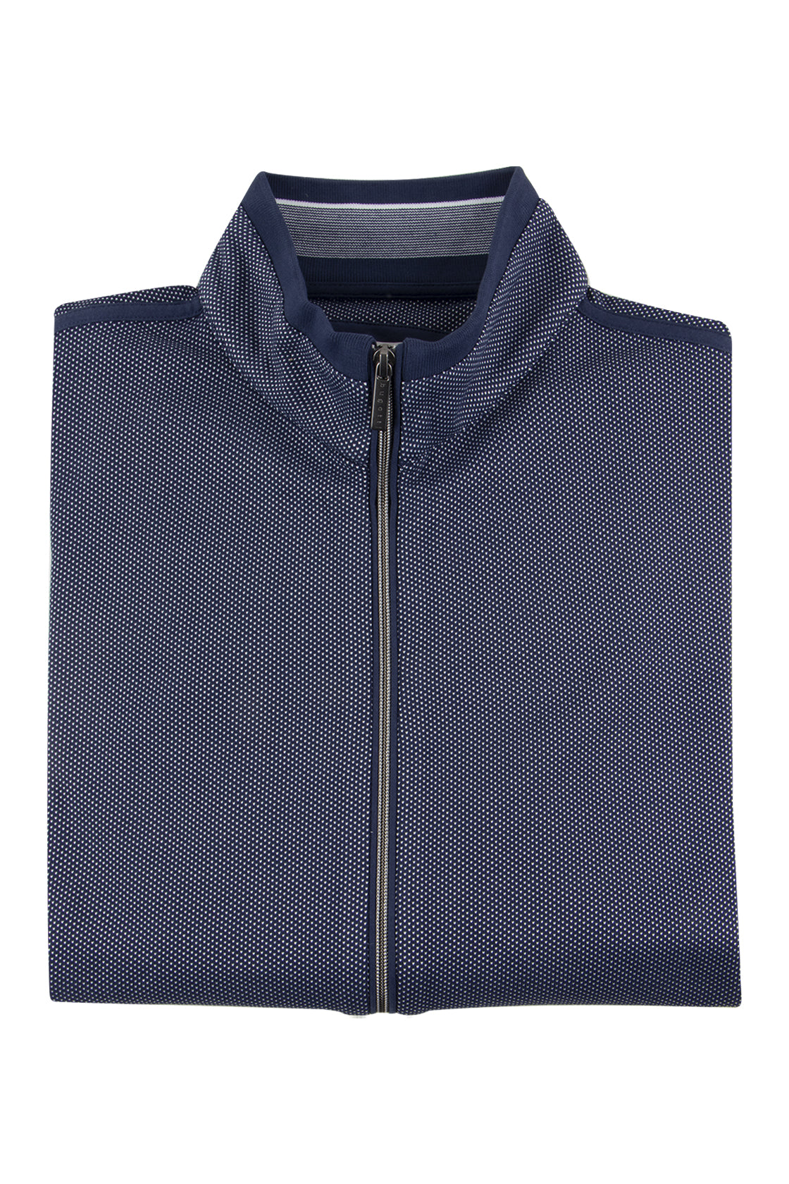 Bugatti Full Zip Sweater Navy –