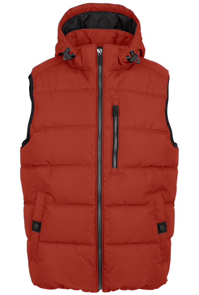 Bugatti Hood Padded Vest Orange