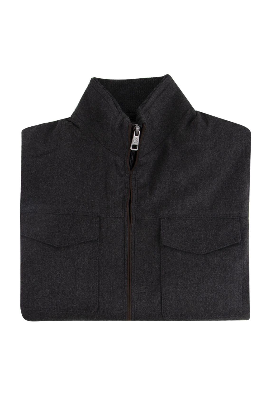 Bugatti Knit Jacket Charcoal