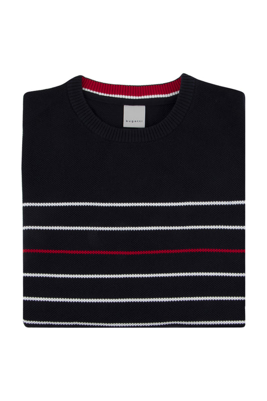 Bugatti Knit Top Navy